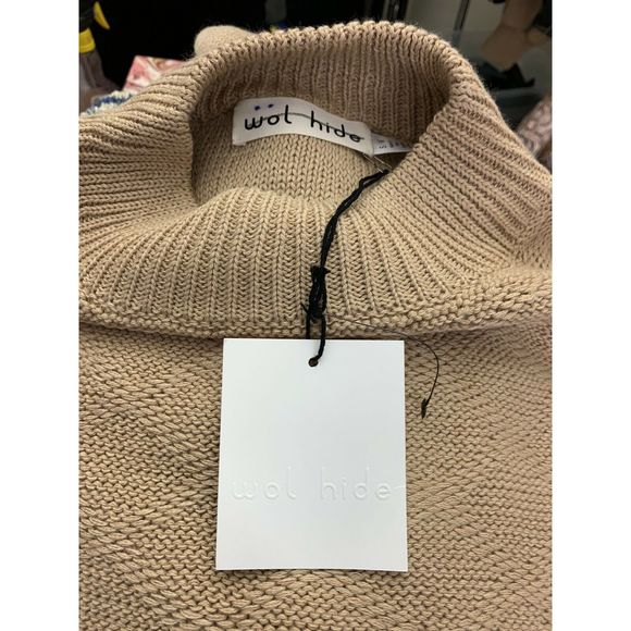Wol Hide Pullover Mock Neck Sweatshirt Sweater - Picture 11 of 11